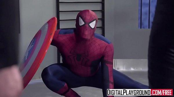 Captain America Spiderman XXX Parody - Parody Porn